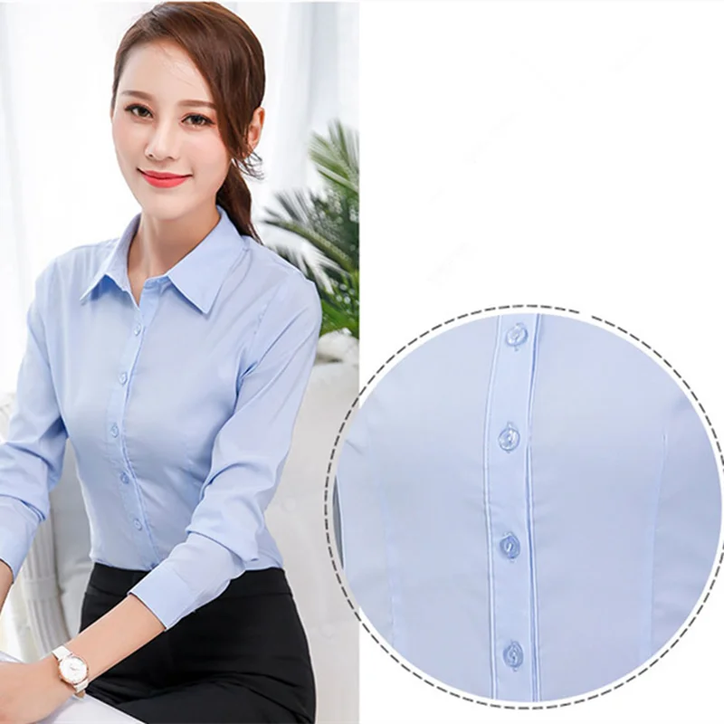

Women Cotton Shirts Woman White Shirt Women Long Sleeve Shirts Tops Office Lady Pink Shirt Blouse Plus Size Woman Work Blouses