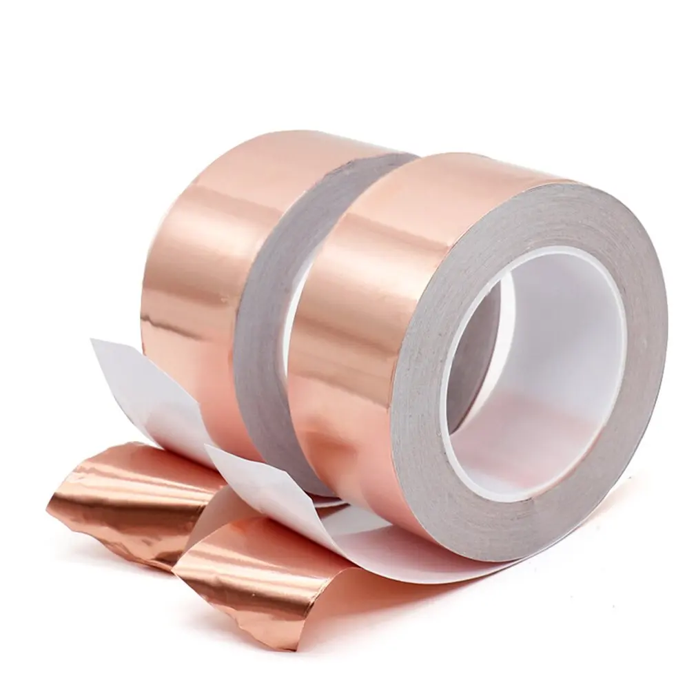 

High Temperature Resistant Conductive Electrical Copper Foil Tape Durable Practical Electrical Copper Foil Tape