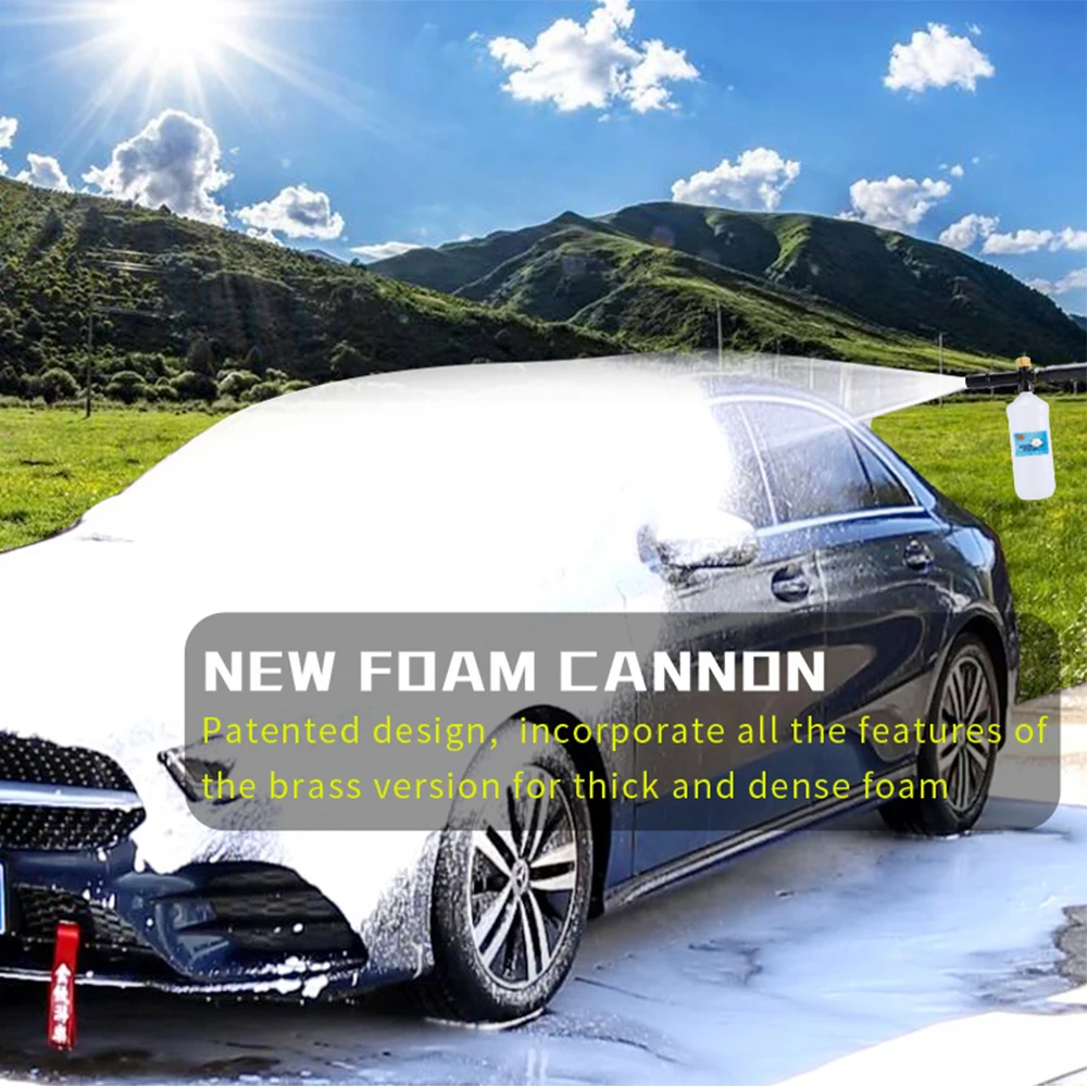 

Pressure Washer Car Washer Foam Generator For Bosch High Pressure Soap Foamer Nozzle Car Clean Soap Foam Wash