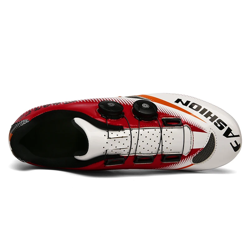 Jual Baru Hijau MTB Bersepeda Sepatu Kualitas Tinggi Mengunci Sepeda Sneakers Outdoor Lampu Bernapas Balap Road Sepeda Olahraga Sepatu