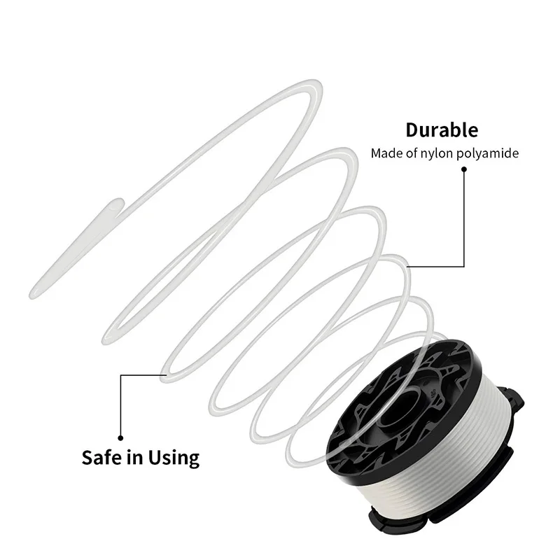 HTHL String триммерная катушка для Black and Decker 30 футов/0 065 дюймов линия автоматическая