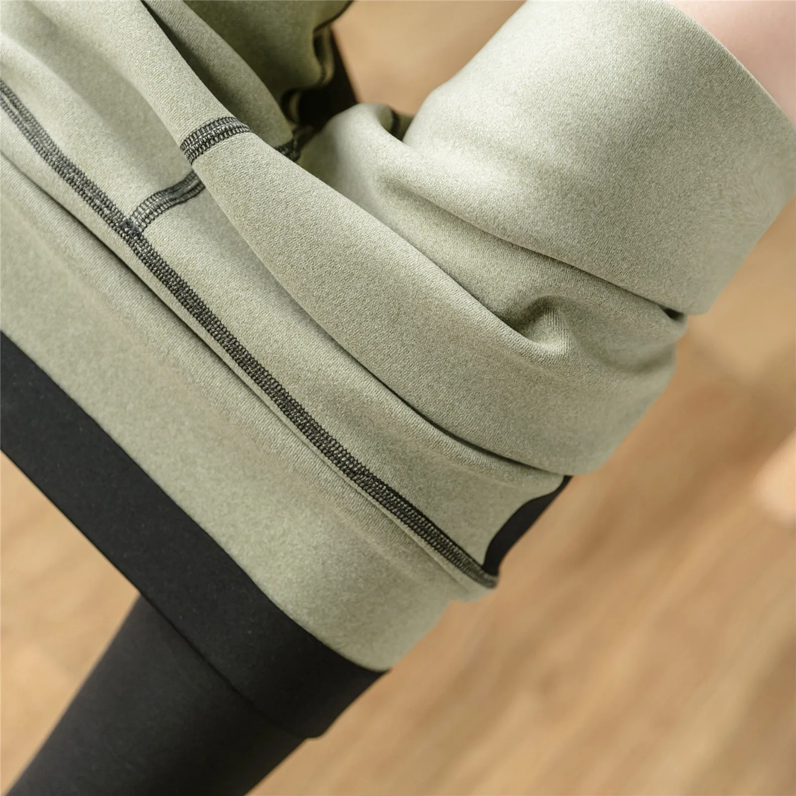 

sexy Women's Thick leggings Skin Leggings Plus Size Plus Velvet Slim Sports Trousers Seamless High Waist Push Up Leggins
