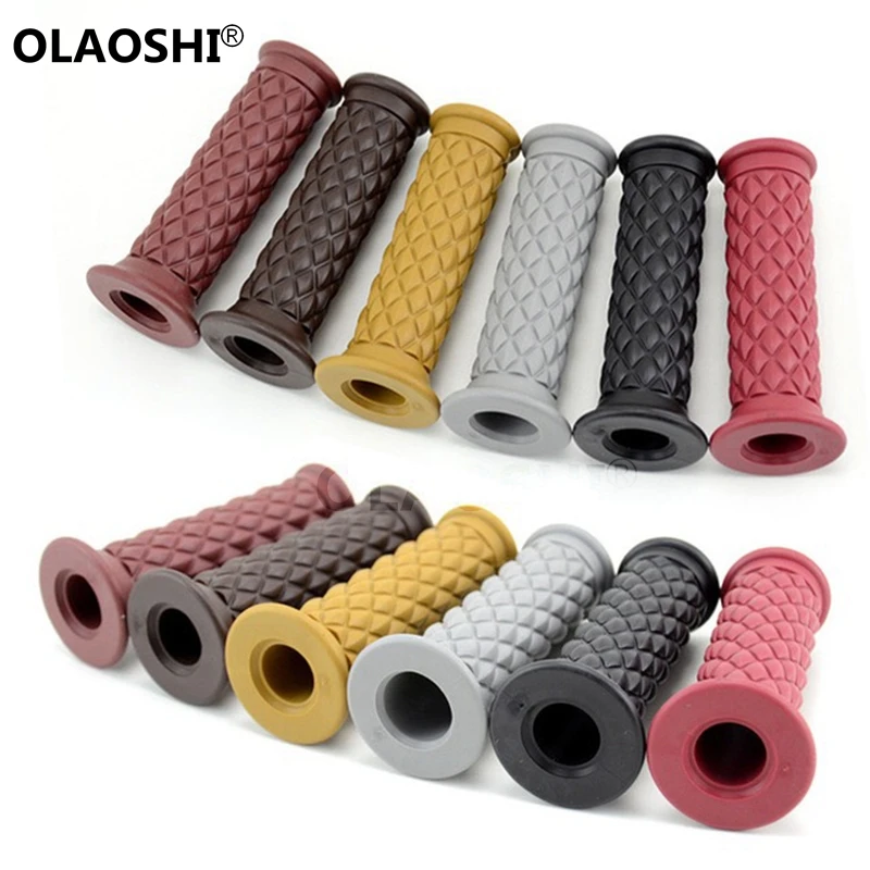 

Универсальные резиновые ручки для мотоциклов 7/8 дюйма 22 мм, ручки для велосипедов, кафе, Racer