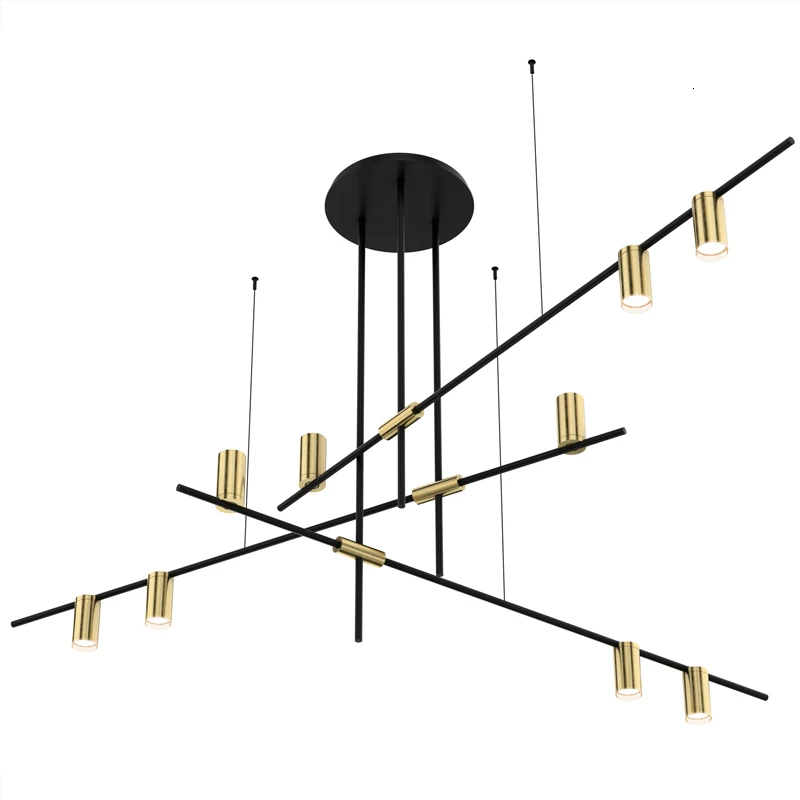 Europe Strip A Chandelier Post Modern Designer Light Luxurious Restaurant Bar Counter Living Room Model Between | Лампы и освещение