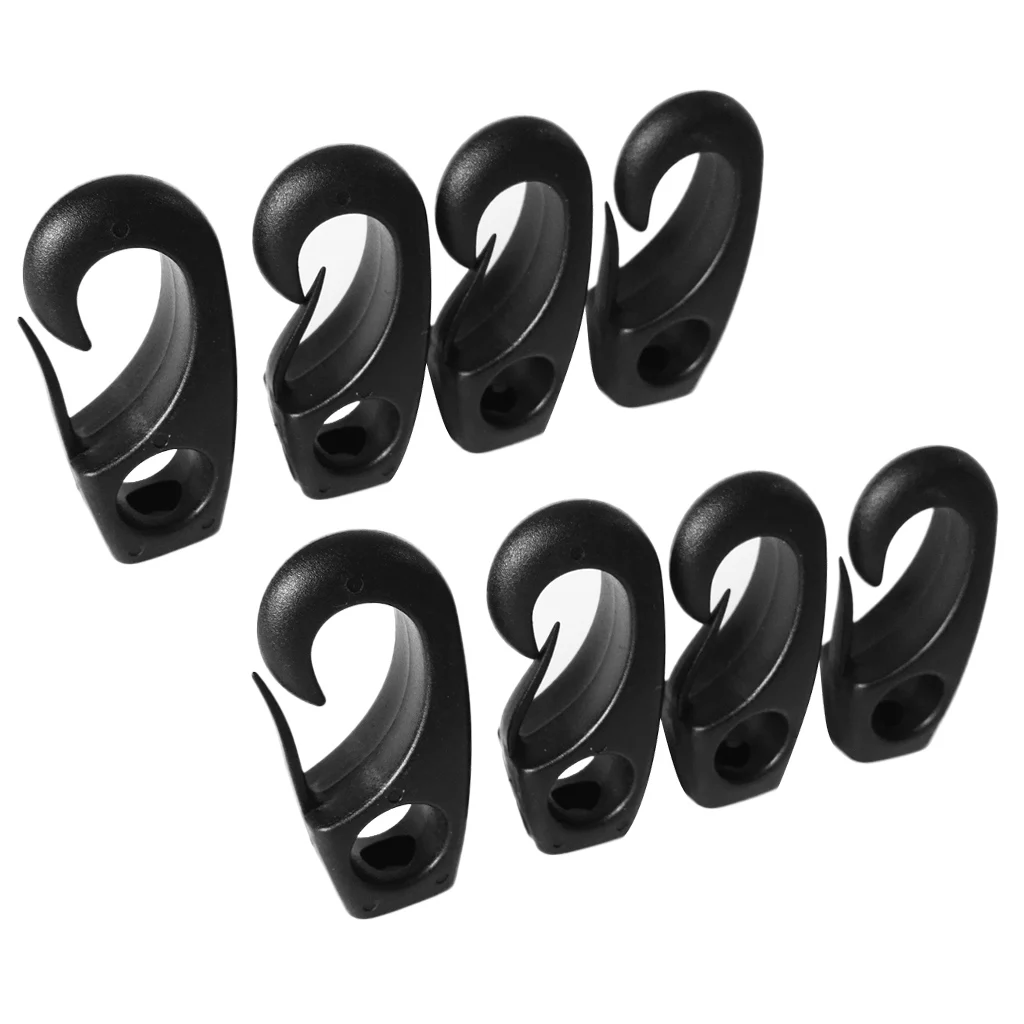 8 шт. банджи веревка шок шнур оснастки крюк для каяк каноэ Удочка