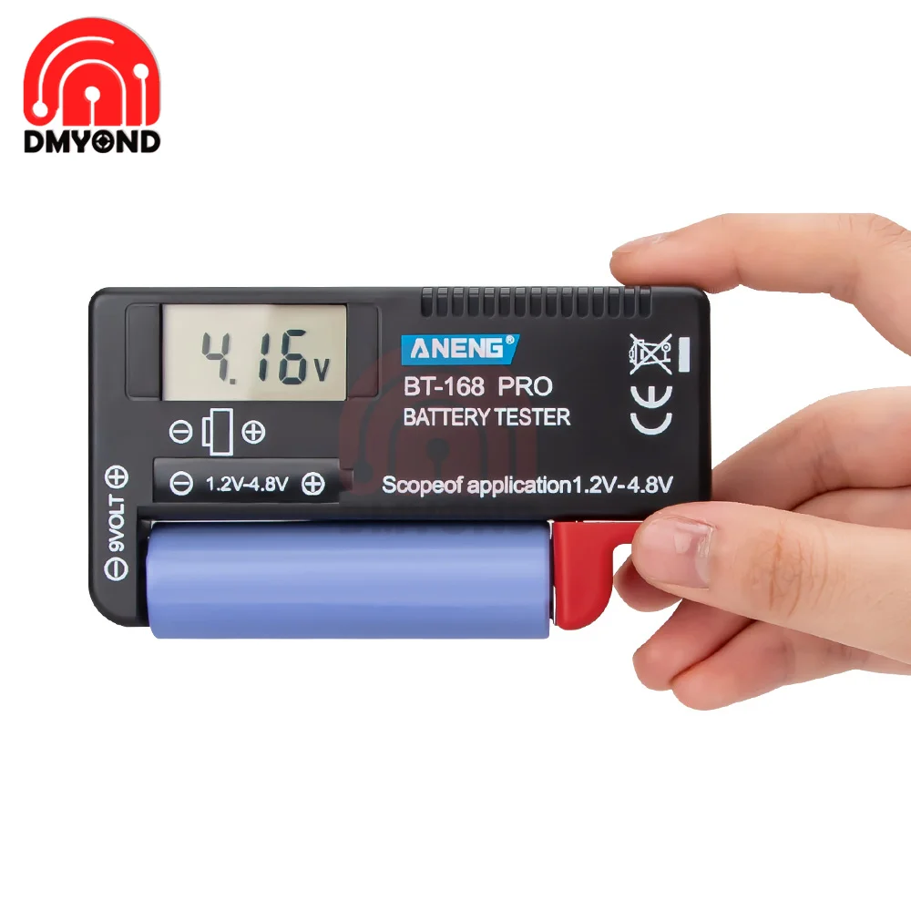 

Bt-168 Pro Digital Display Battery Tester can Measure 18650 Batteries