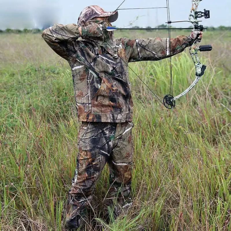 Армейский Военный Камуфляжный костюм Тактический Костюм Ghillie комплект с курткой