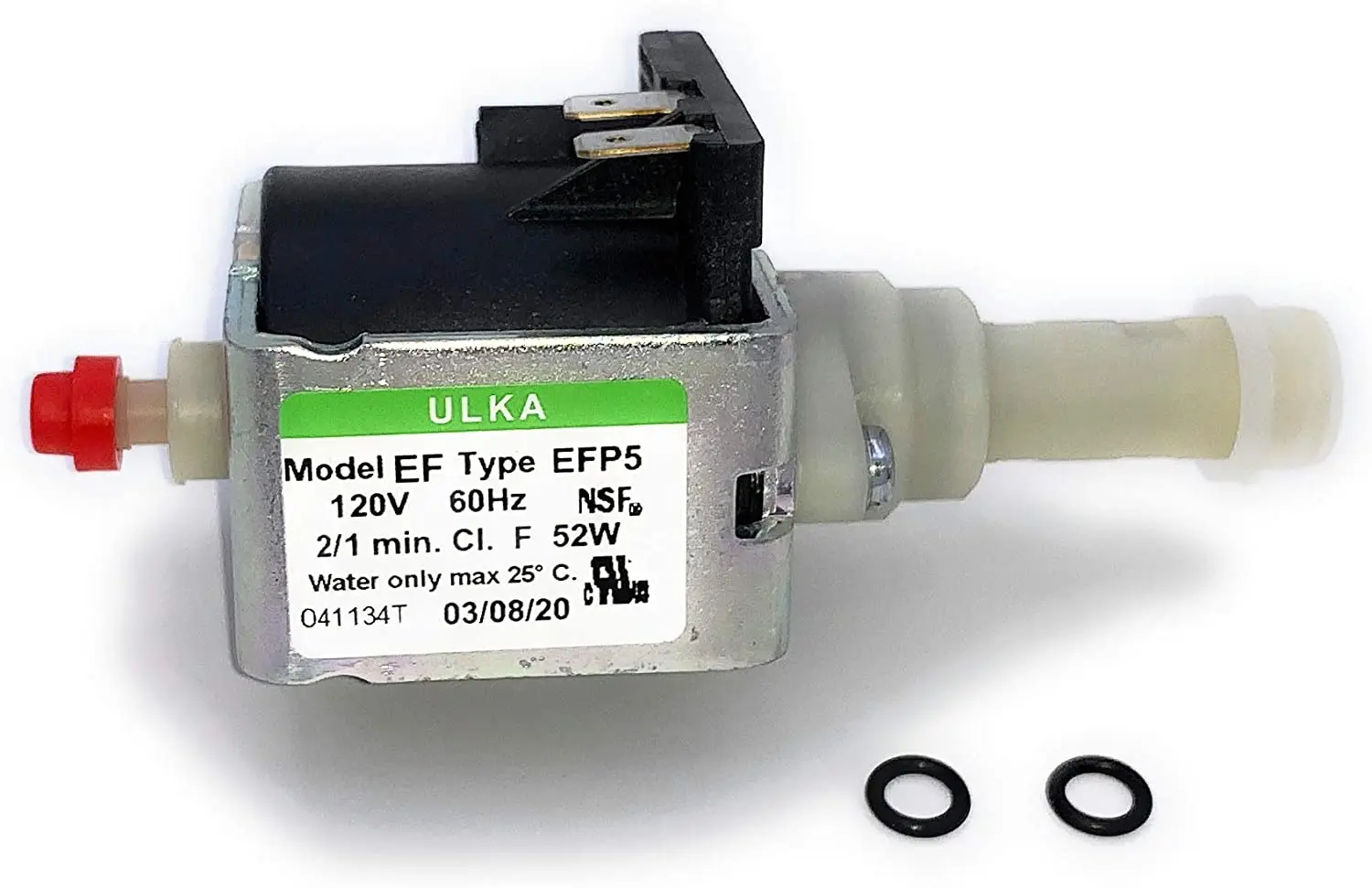 Электромагнитный вибрационный водяной насос ULKA Модель E EFP5 2/1 мин. вкл/выкл AC 120 В 60