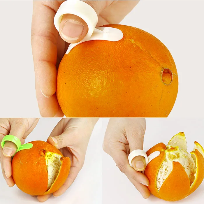 1pcs Kitchen Gadgets Cooking Tools Peeler Parer Finger Type Open Orange Peel 70 | Дом и сад