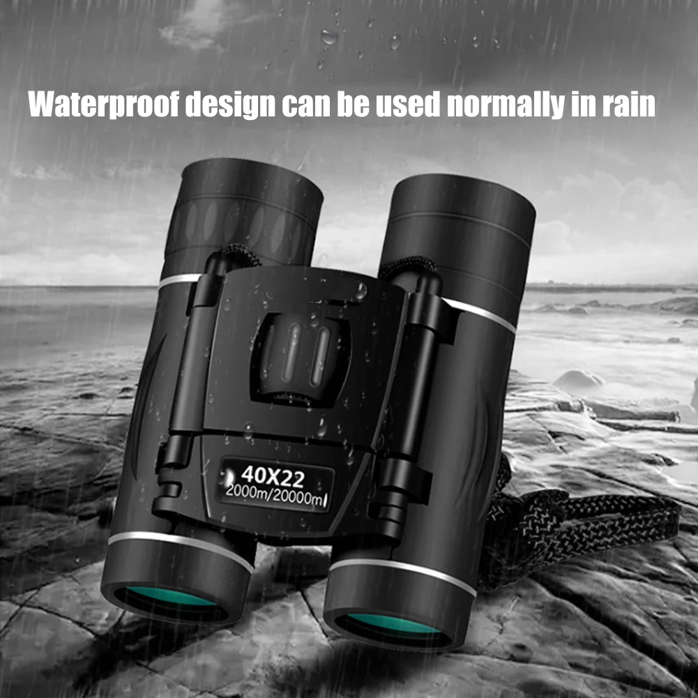 

40x22 HD Military Powerful Binoculars 2000M Long Range Telescope Zoom For Outdoor Camping Travel Hunting
