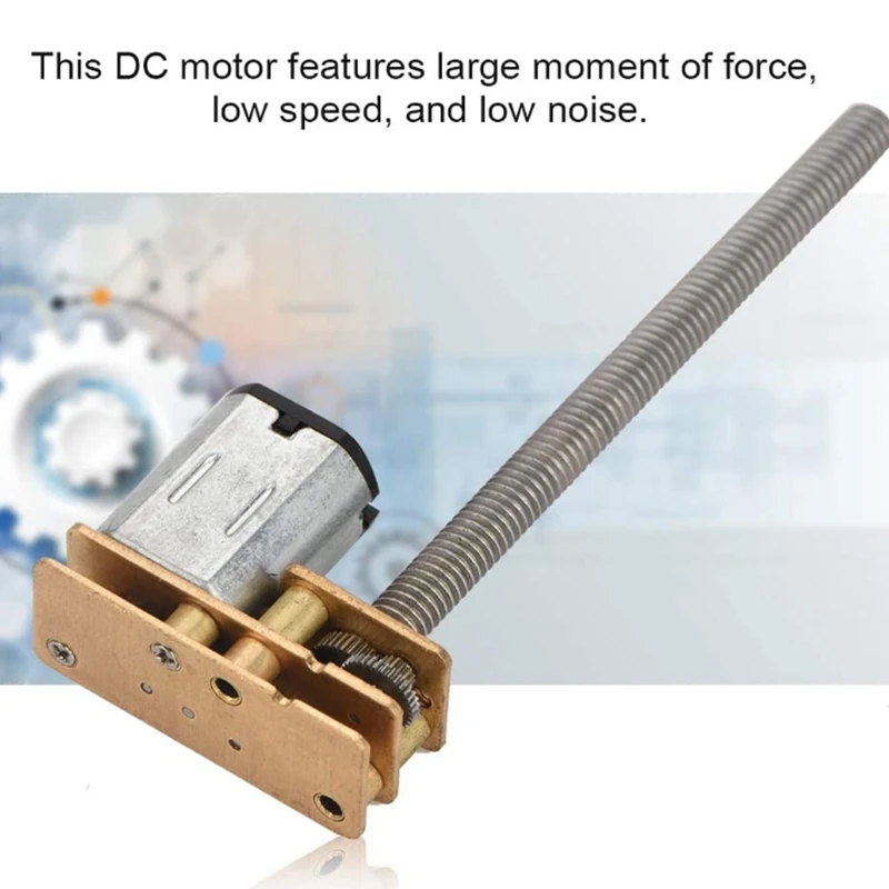 Редукторный двигатель 12 В редукторный 1024GA20 резьбовой флип N20 мотор M4 (12 В) Акция |