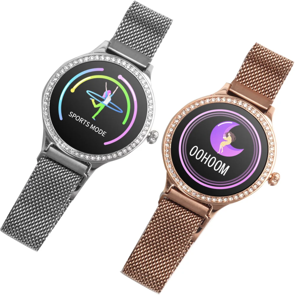 Смарт часы для женщин M8 IP68 Водонепроницаемый Дамский смарт браслет монитор