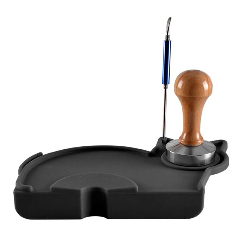 

Barista Coffee Anti-Skid Mat Espresso Latte Tamper Tamping Holder Pad Coffeeware Tampers Coffee Silicone Mat