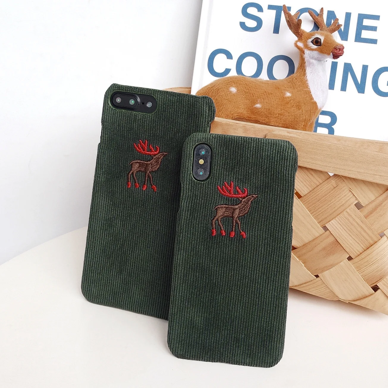 Зимний тканевый чехол для телефона для iPhone 11 Pro 6 6S 7 8 Plus чехол милый жираф кролик плюшевый чехол для iPhone X XR XS MAX чехол