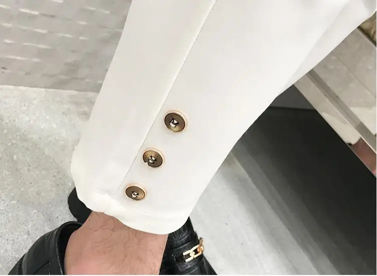 

England Style Men 2021 New Brand Slim Tide jackets Male Personality Suit Vest Nightclub Korean Hair Stylist Vests Cropped pants