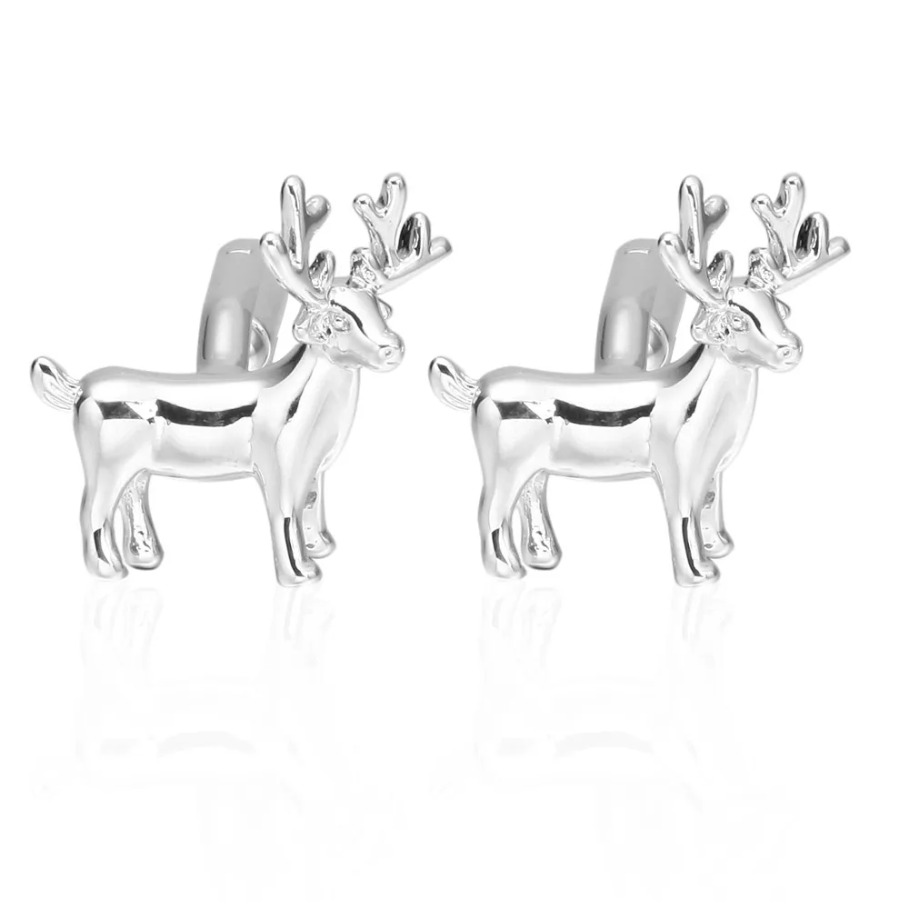 Fashion deer Cufflinks French long sleeve shirt with studs and | Украшения и аксессуары