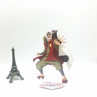 6 Брелок в стиле аниме Наруто Jiraiya Sabakuno Gaara Саске Хатаке Какаши Hoshigaki Kisame милый забавный мультфильм акриловый брелок - Цвет: 6