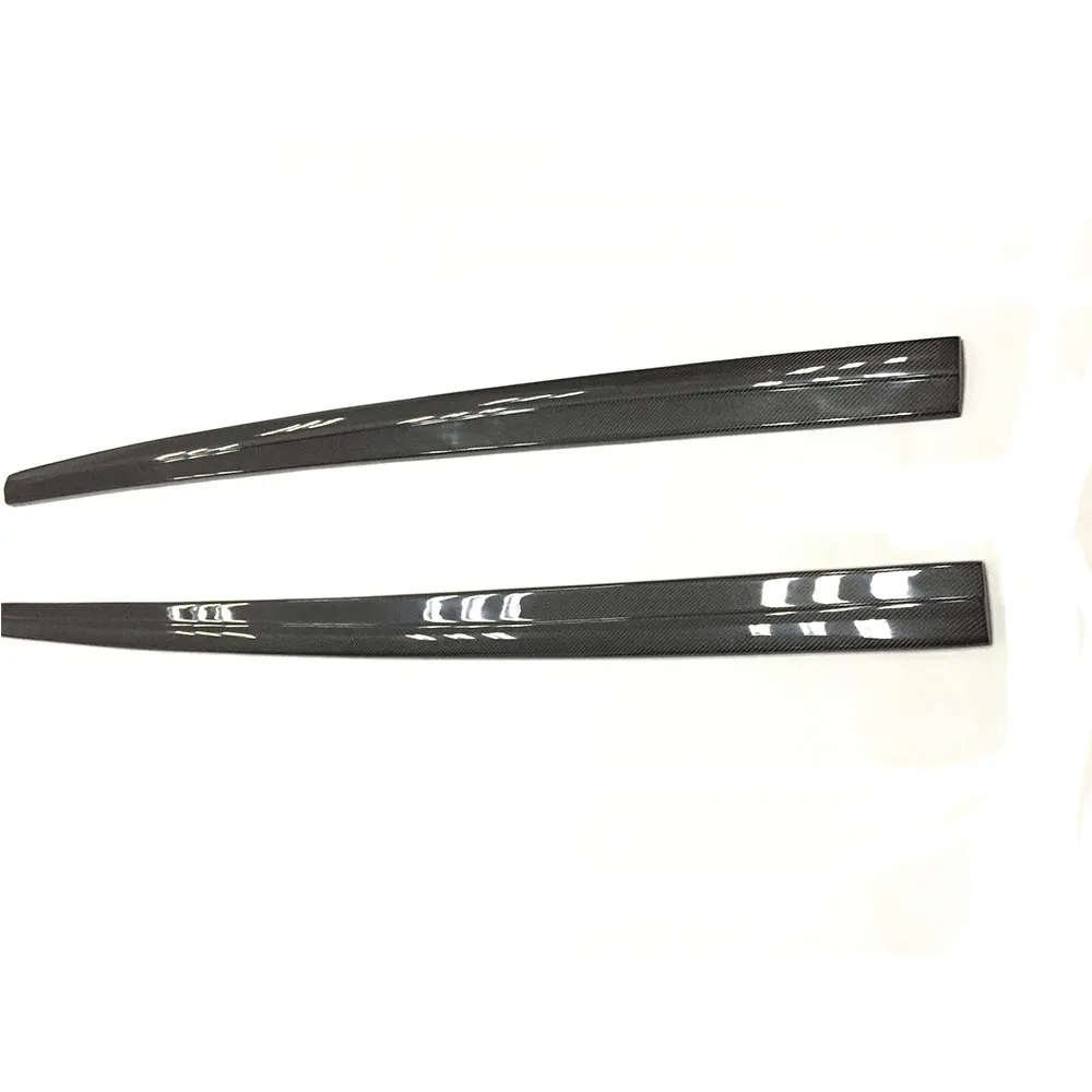 2 шт./компл. углеродного волокна сторона юбки наборы для бампера Audi A3 S3 RS3 4 двери 2014