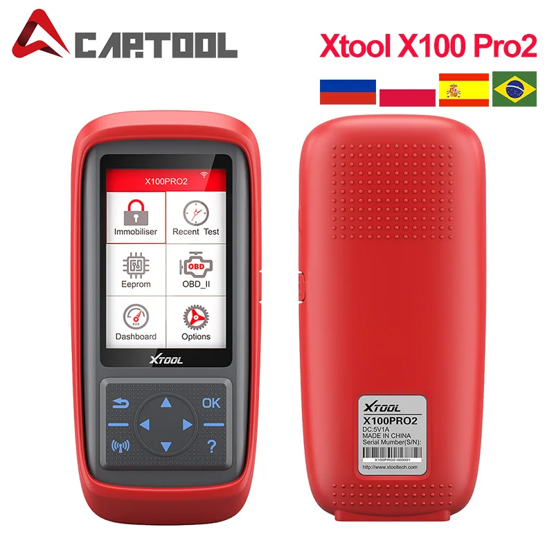 Программатор автомобильных ключей XTOOL X100 Pro устройство для считывания кодов EEPROM с