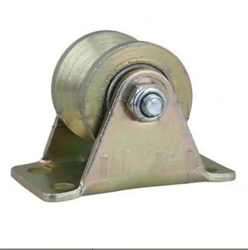 1PCS Groove Ring Wheel 200KG Load Capacity Groove Rigid Wheel Steel Wheel Sliding Door Heavy Duty Pulley Groove Wheel