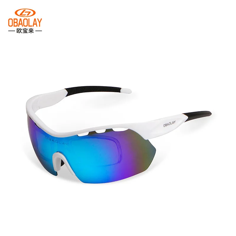 

OBAOLAY 2020 Patent New Polarized Outdoor Riding Glasses Bicycle Riding Polarized Coated Sports Sunglasses Cycling Glasses