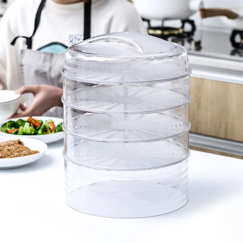 

5 Pcs/Set Insulation Kitchen Mosquito Cover Multi-Layer Superimposed Food Preservation Cover Multifunctional Food Cover