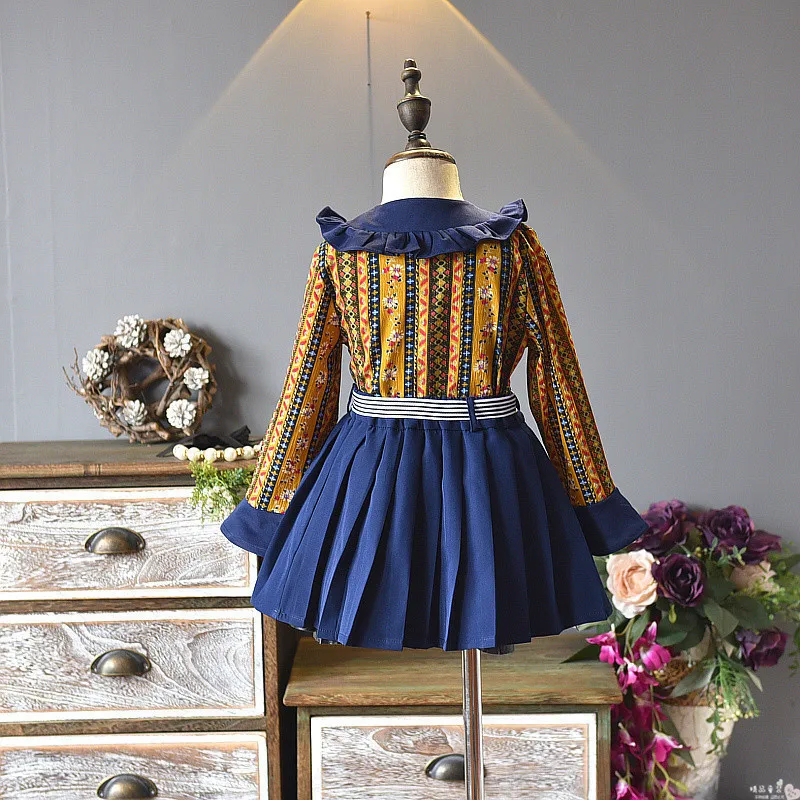 Шифоновая рубашка для девочек комплект из двух предметов топ с