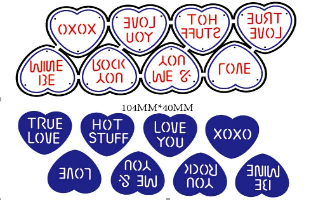 Сердце LOVE You ремесло высечки Декоративный металл прорезной трафарет для окраски стали для DIY штампованная для скрапбукинга бумажные стикеры для украшения фотоальбома подарочные карты декор
