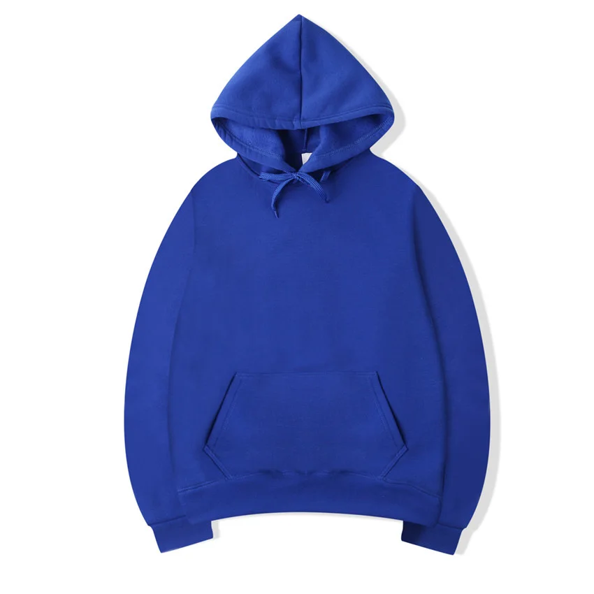 

Men's and women's hooded sweatshirts, 2021 new solid color sportswear, outdoor sweatshirts, men's pullovers