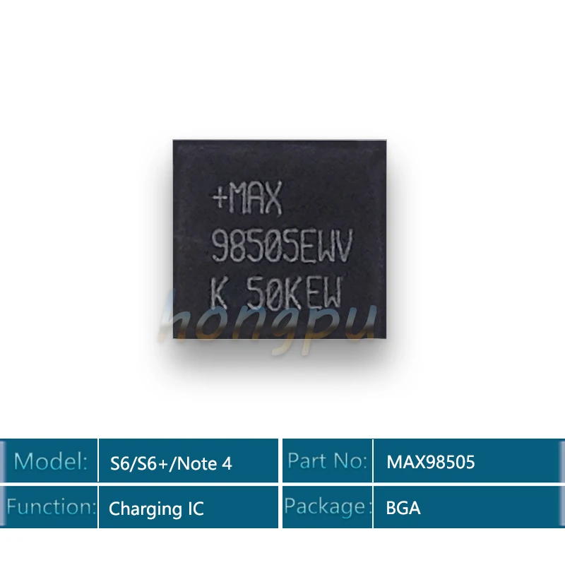 10 шт./лот MAX98505 MAX98505EWV 98505EWV 98505 для S6 G920F G925F IC зарядки|Платы мобильных телефонов| |