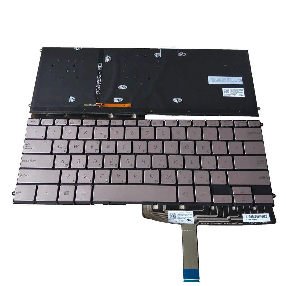 

OVY BG Bulgarian BR Brazilian FS GK HB laptop keyboard for ASUS UX490 UX490UA 0KNB0-D632FS00 0KNB0-D632GR00 0KNB0-D633HE00