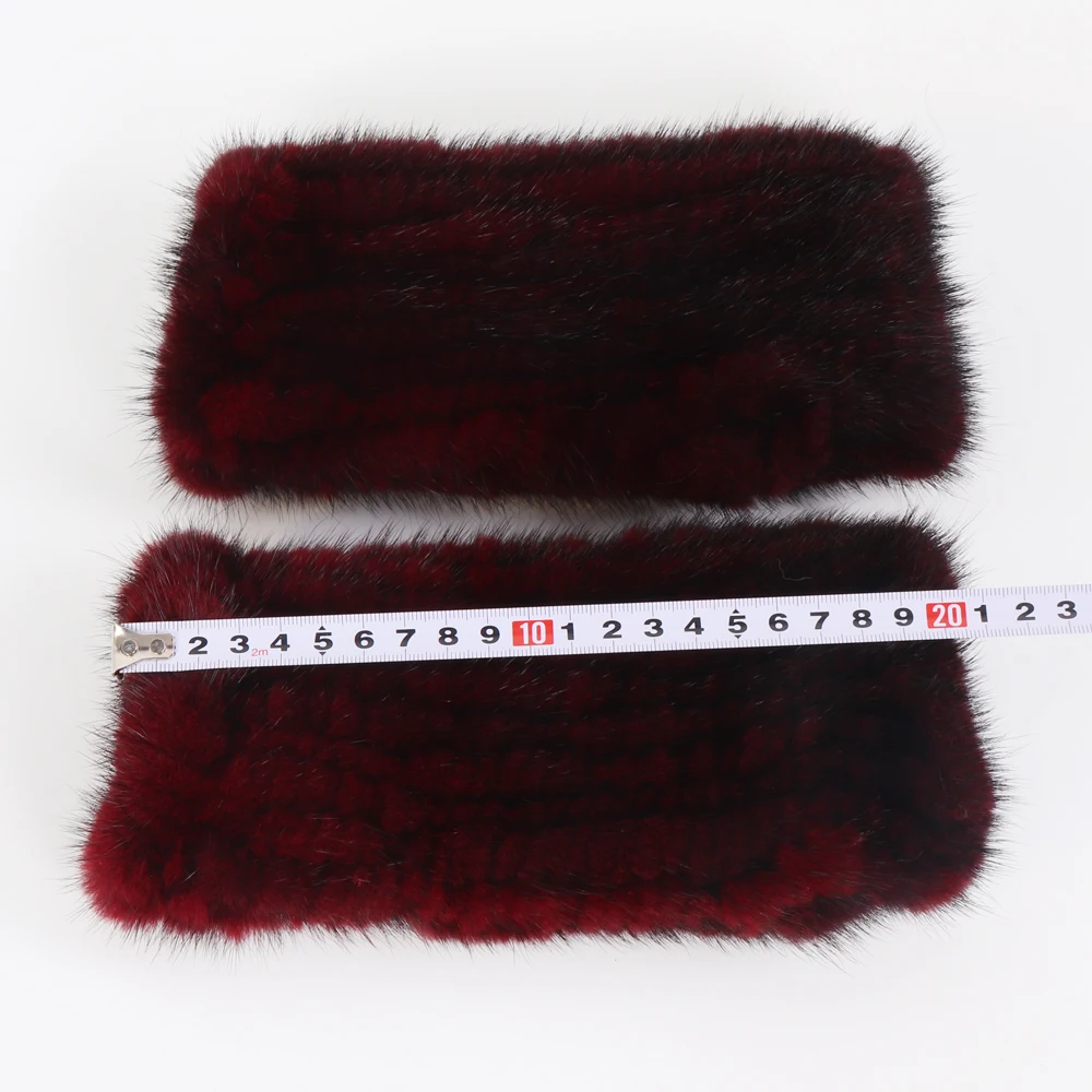 Горячая Распродажа из настоящго норкового меха перчатки Зимние варежки без