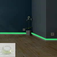 luminous band baseboard wall sticker living room bedroom eco friendly home decoration decal glow in the dark diy strip stickers