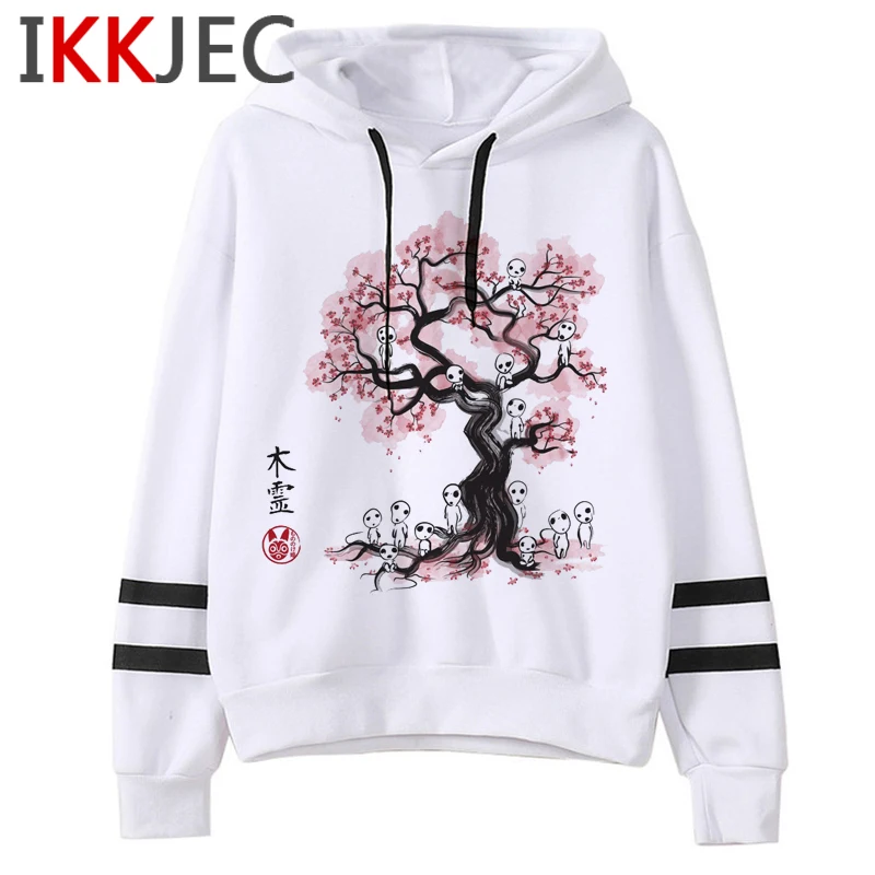 Totoro Studio Ghibli Harajuku Kawaii толстовки женские Ullzang Хаяо Миядзаки Забавный мультфильм толстовка 90s Графический милый с капюшоном Женский - Цвет: 2652