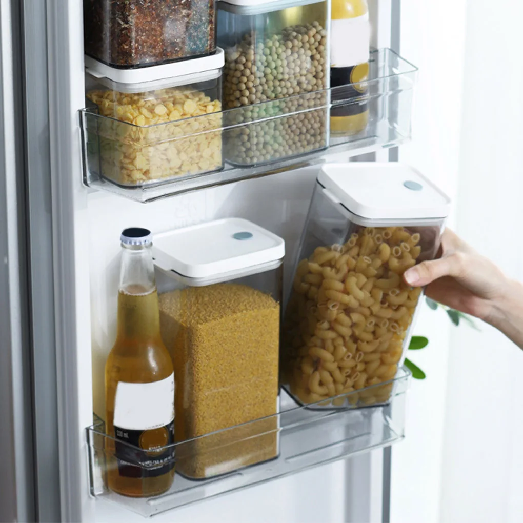 Прозрачный герметичный Кухонный Контейнер для кофе с крышкой контейнер хранения