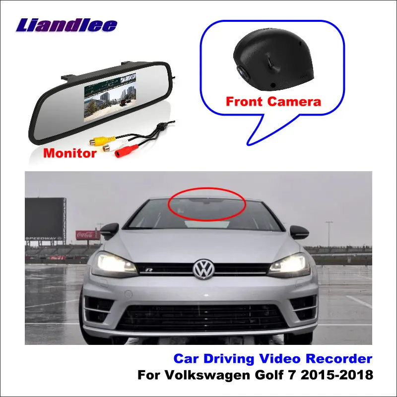 Liandlee для Volkswagen Golf 7 2015 2018 Автомобильный видеорегистратор Wifi камера ночного