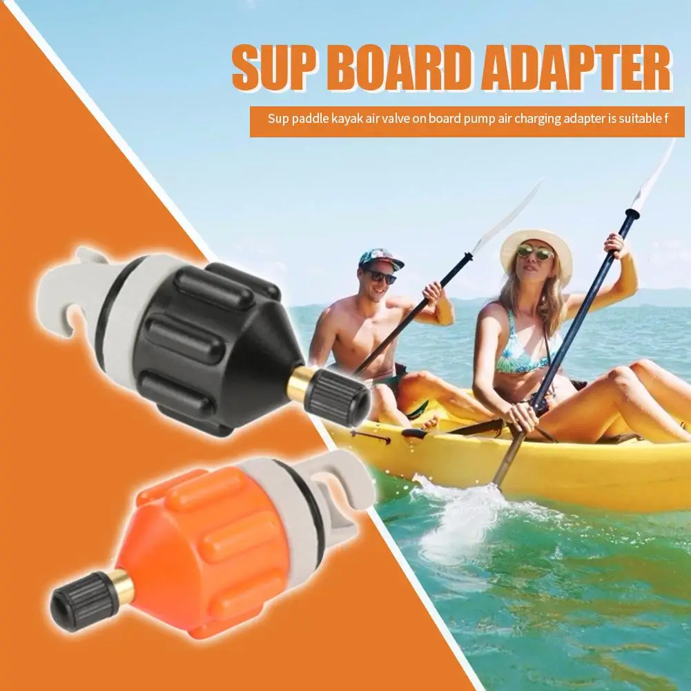 

Durable Air Valve Adaptor Wear-resistant Rowing Boat Air Valve Adaptor Nylon Kayak Inflatable Pump Adapter for SUP Board