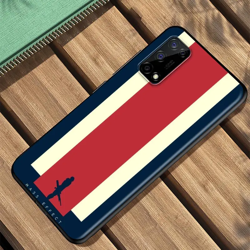 N7 Mass Effect для OPPO Realme C17 C12 7i 8i Q3 8 C15 Narzo 20 30 A 7 6 5 2 C11 C3 Pro Funda Capa Black чехол телефона |