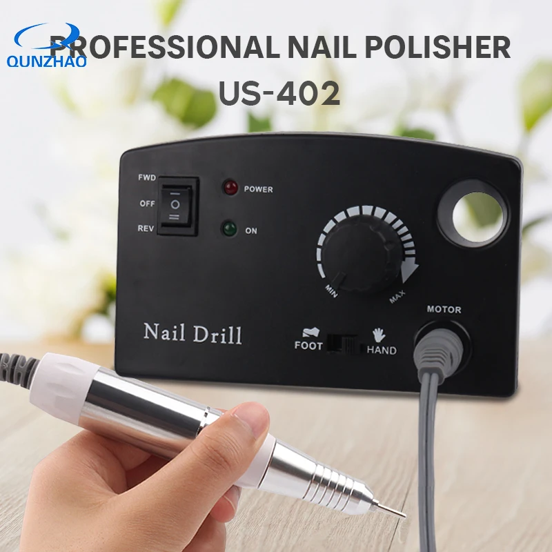 30W Nail Drill Bits Set 35000RPM Nail Drill Pen Machine  Portable Nail Polisher For Manicure Pedicure Gel Nail Drill Polishing D