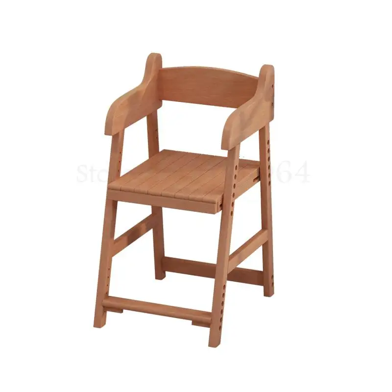 Стул детский Регулируемый из массива дерева подъемный письменный стол домашнее