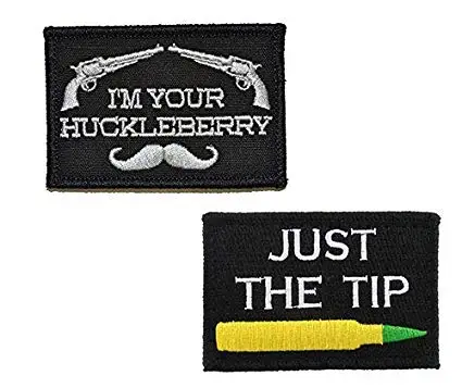 2 упаковки Antrix &quotI'm Your Huckleberry Just The Tip Tactical Morale бейджи&quot патчи 3 15 &quotx 2&quot|Заплатки|