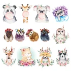 Термонаклейки для одежды, с мультяшным котом, термонаклейки для одежды