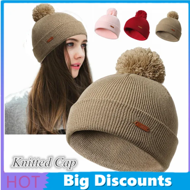 

Winter Warm 6 Colors Fashion Sport Accessories Unisex Flexible Revers Knitted Hat Knitte Cap
