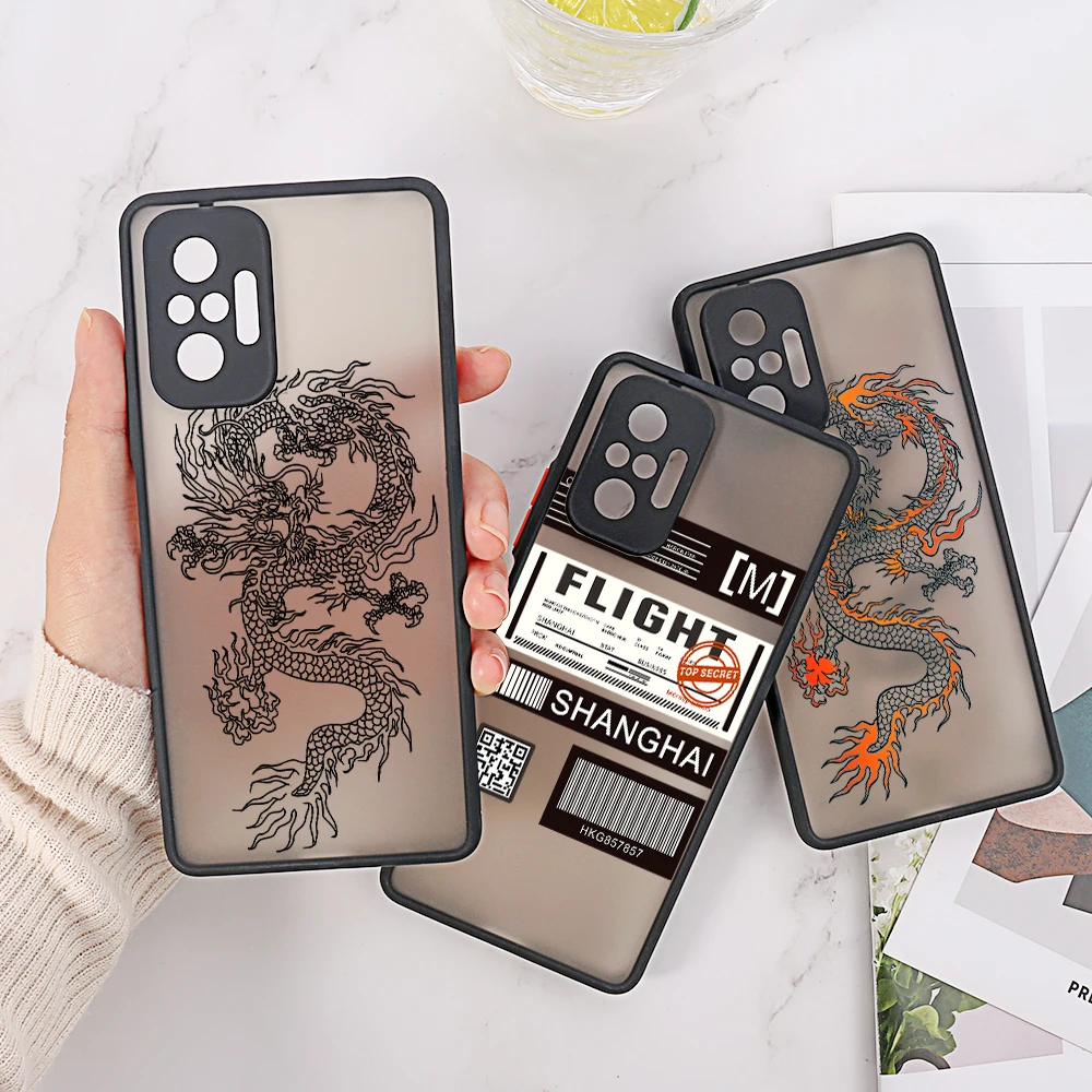 Case for Redmi Note 10 S Cover Shockproof Funda for Xiaomi Redmi Note 10 9 10S 8 11 12 Pro 9S 11S 9T 9C Mi 11 Lite 12T 11T Cover