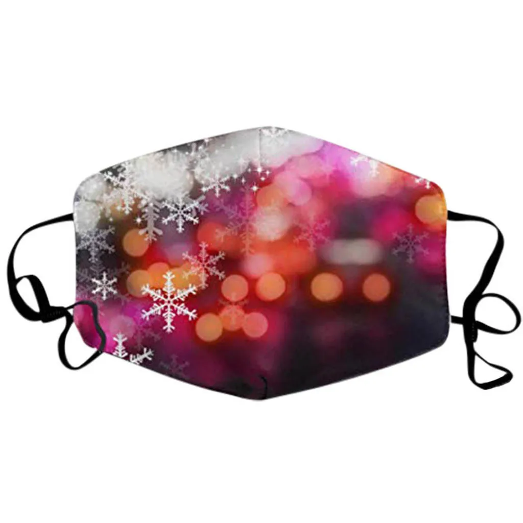 

5pcs Children Kid Face Mask Fashion Christmas Print Mouth Mask Reusable Washable Mask Pm2.5 Dustproof Mondmasker Mascarillas#Z