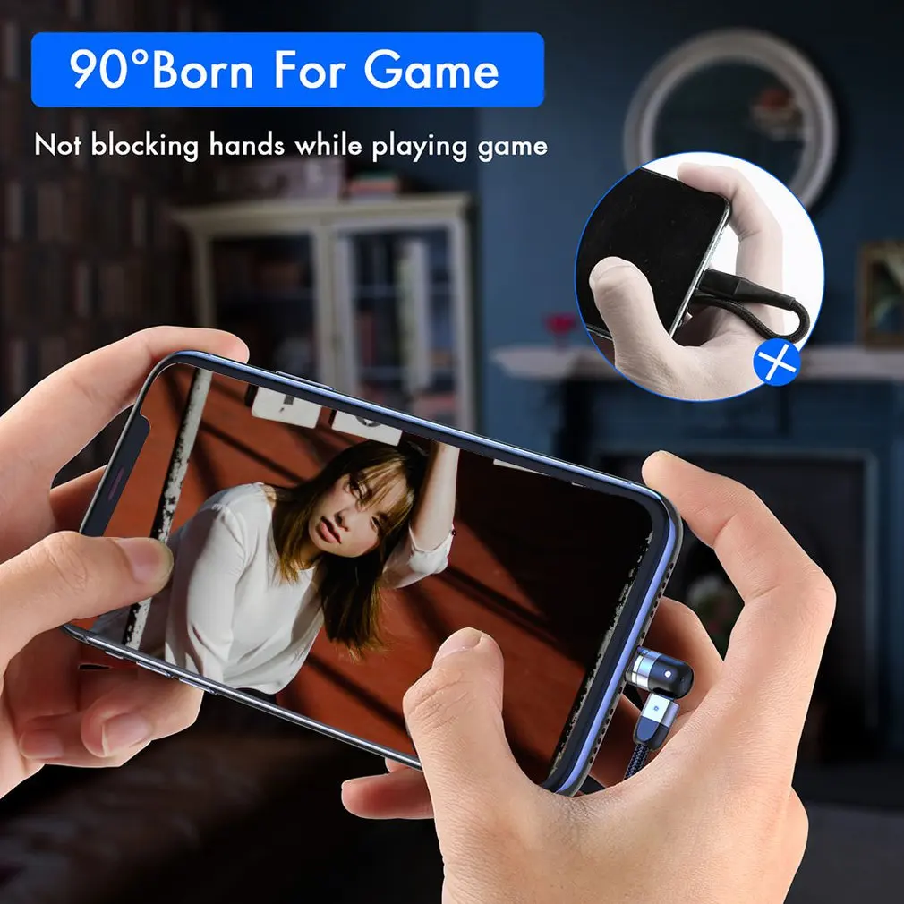 Магнитный кабель для передачи данных всасывающий зарядный iPhone Android Type