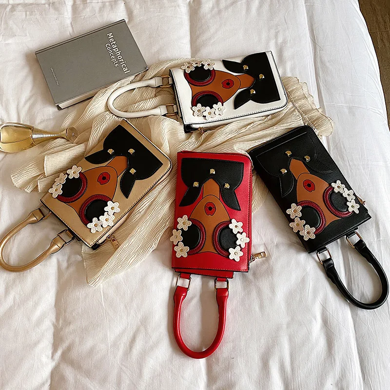 

Portable Small Square Bag Fashion Cartoon Mobile Phone Bags Shoulder Bags For Women 2020 Messenger Bags Cute Purse