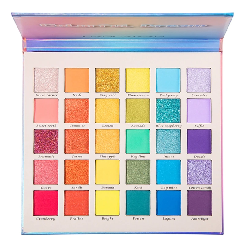 

30 Colors Eyeshadow Makeup Palette High Pigmented Shimmer Matte Glitter Long Lasting Eyes Shadow Make Up Pallet Set K3NE