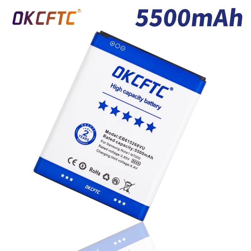 

EB615268VU оригинальная сменная батарея для Samsung Galaxy Note 1 One i717 T879 N7000 5500 мАч + отслеживание