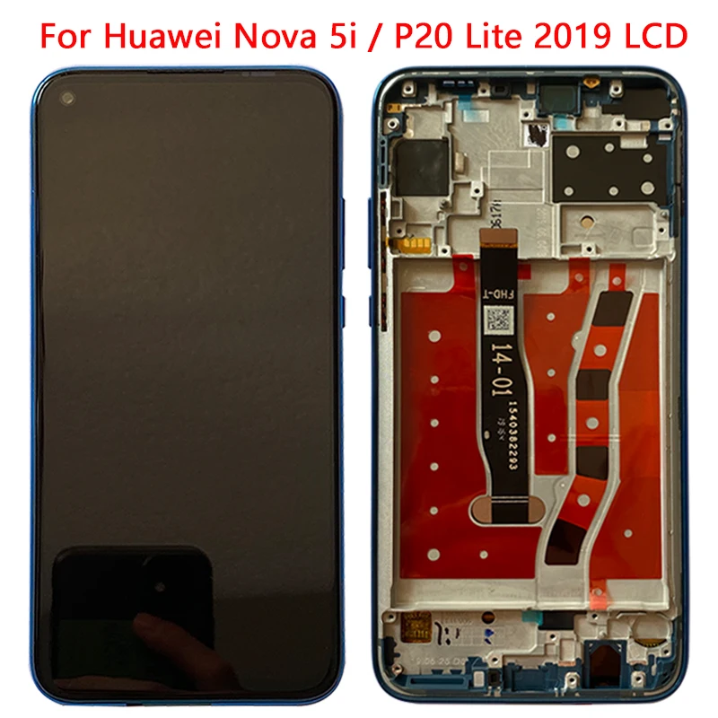 

6.4''P20 Lite 2019 Display For Huawei Nova 5i LCD Touch Screen With Frame Digitizer Assembly Nova 5i GLK-LX1/ LX2/ LX3/ LX1U LCD